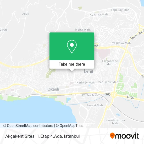 Akçakent Sitesi 1.Etap 4.Ada map