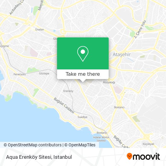 Aqua Erenköy Sitesi map