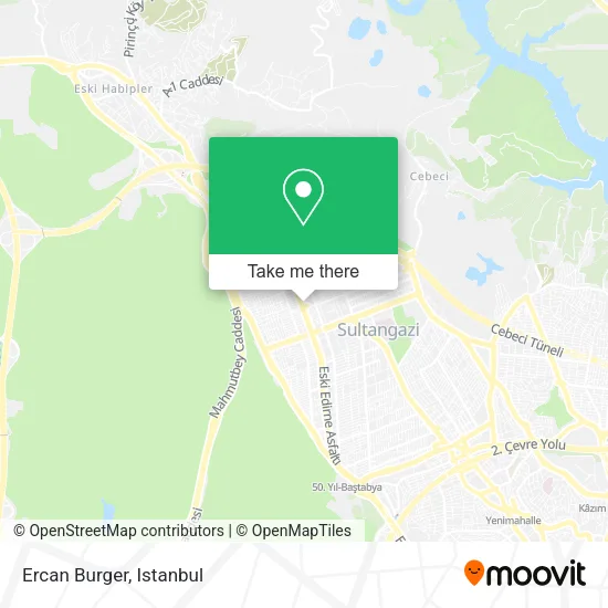 Ercan Burger map