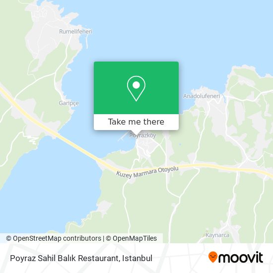 Poyraz Sahil Balık Restaurant map