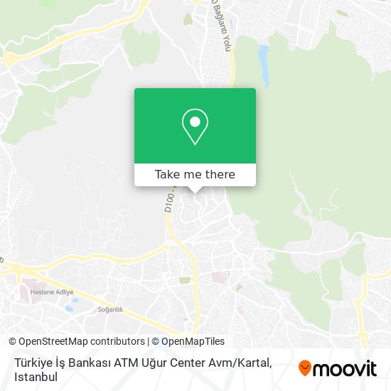 Türkiye İş Bankası ATM Uğur Center Avm / Kartal map
