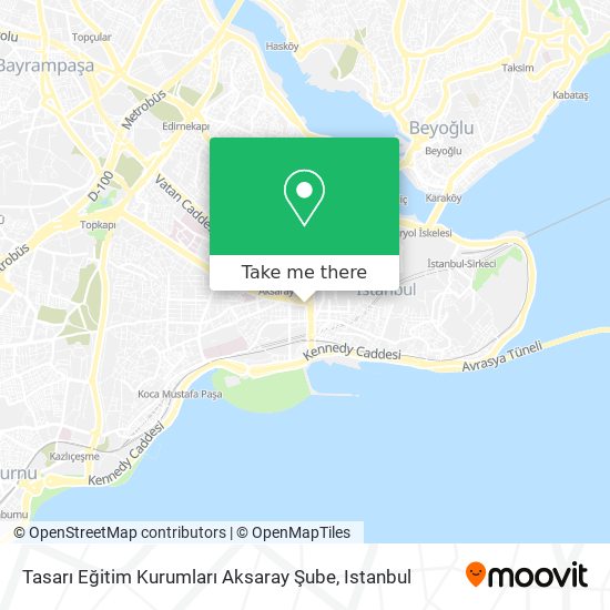 Tasarı Eğitim Kurumları Aksaray Şube map