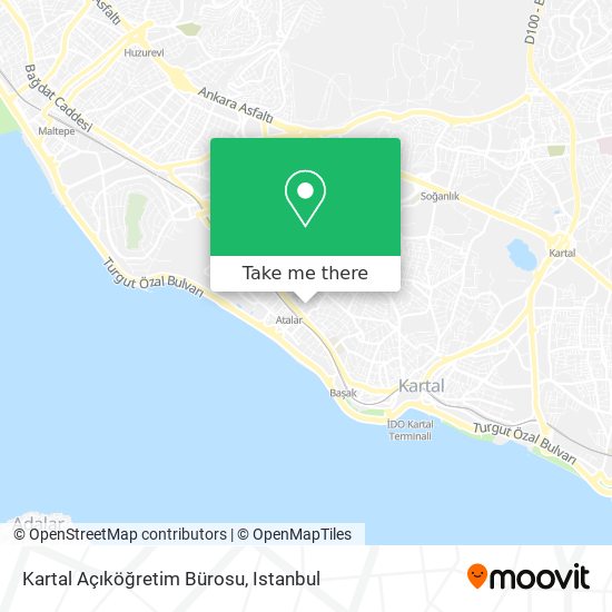 Kartal Açıköğretim Bürosu map