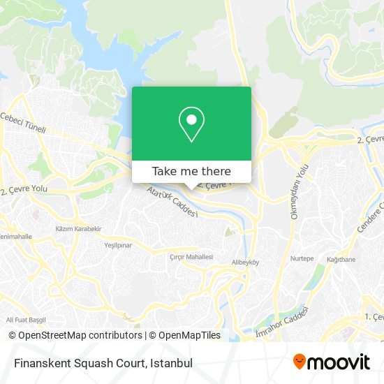 Finanskent Squash Court map