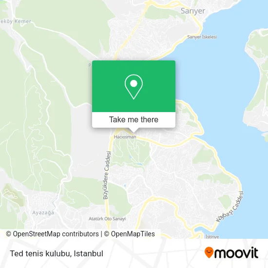 Ted tenis kulubu map