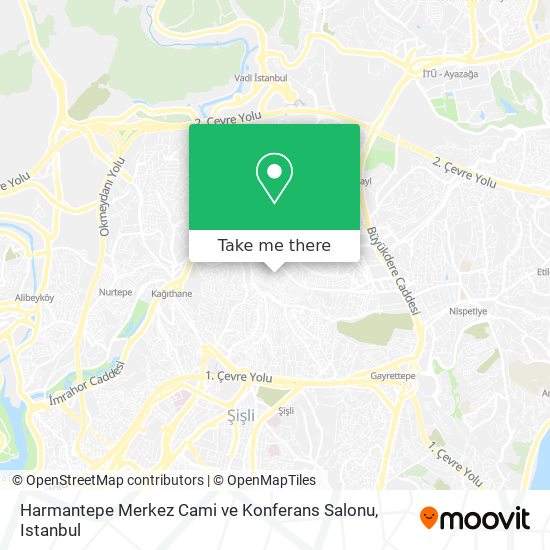 Harmantepe Merkez Cami ve Konferans Salonu map