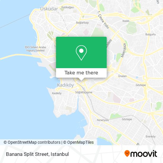 Banana Split Street map