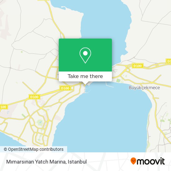 Mımarsınan Yatch Marına map