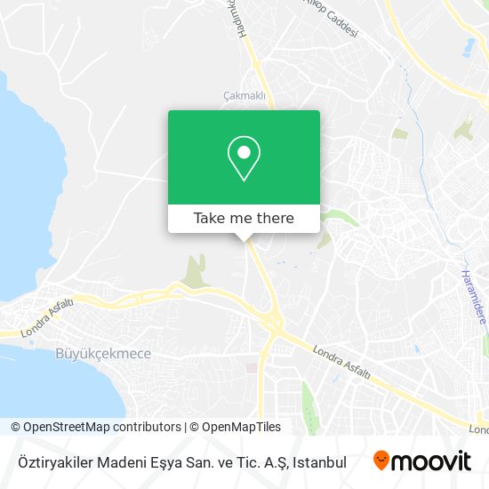 Öztiryakiler Madeni Eşya San. ve Tic. A.Ş map