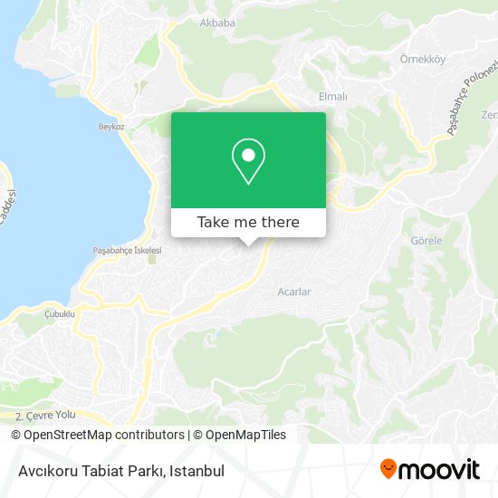Avcıkoru Tabiat Parkı map