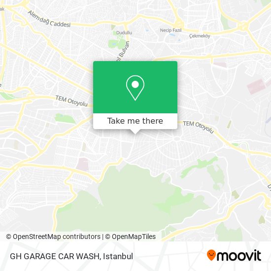 GH GARAGE CAR WASH map