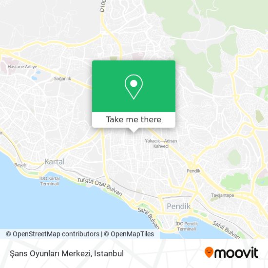 Şans Oyunları Merkezi map