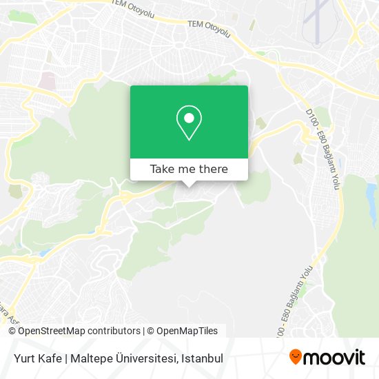Yurt Kafe | Maltepe Üniversitesi map