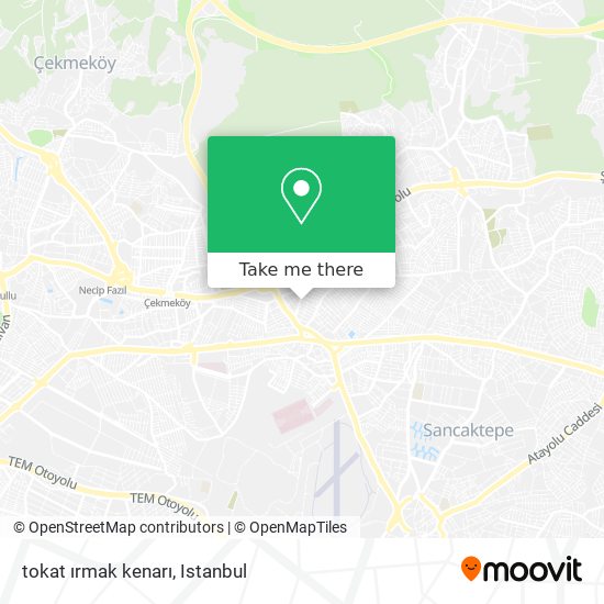 tokat ırmak kenarı map