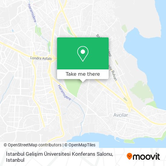 İstanbul Gelişim Üniversitesi Konferans Salonu map
