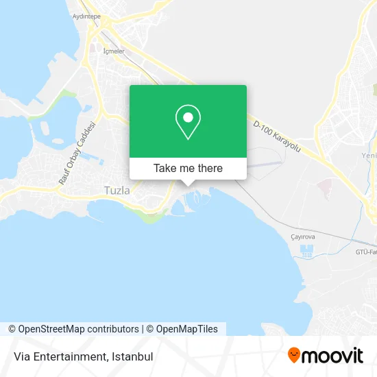 Via Entertainment map