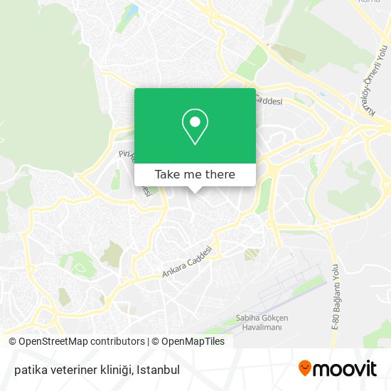 patika veteriner kliniği map