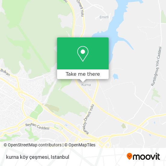 kurna köy çeşmesi map