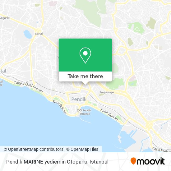 Pendik MARINE yediemin Otoparkı map