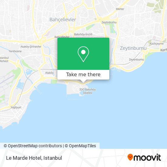 Le Marde Hotel map