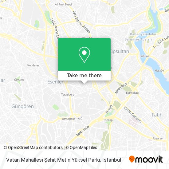 Vatan Mahallesi Şehit Metin Yüksel Parkı map