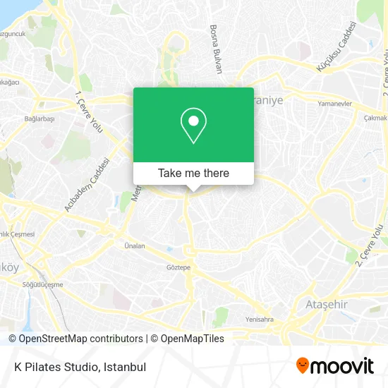 K Pilates Studio map