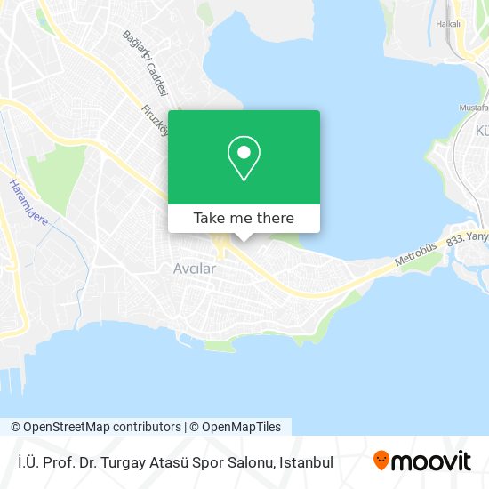 İ.Ü. Prof. Dr. Turgay Atasü Spor Salonu map