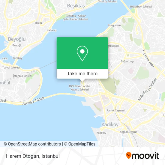 Harem Otogarı map