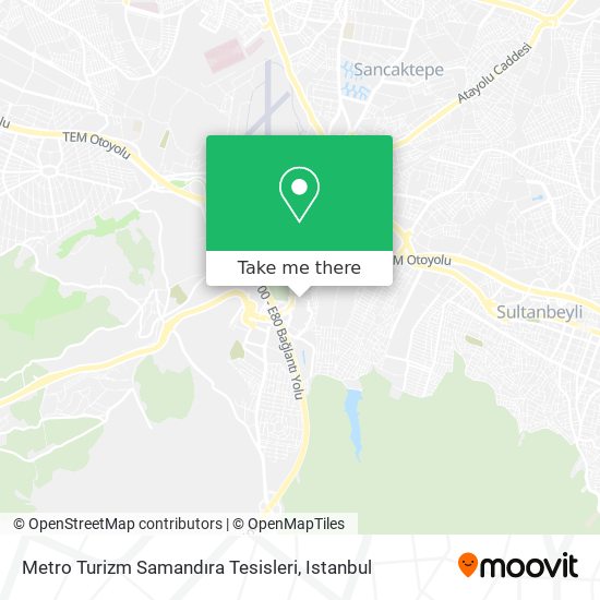 Metro Turizm Samandıra Tesisleri map