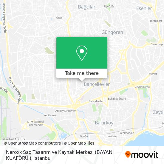 Neroxx Saç Tasarım ve Kaynak Merkezi (BAYAN KUAFÖRÜ ) map