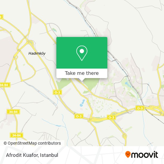 Afrodit Kuafor map