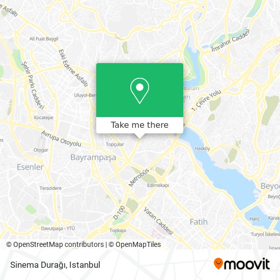 Sinema Durağı map