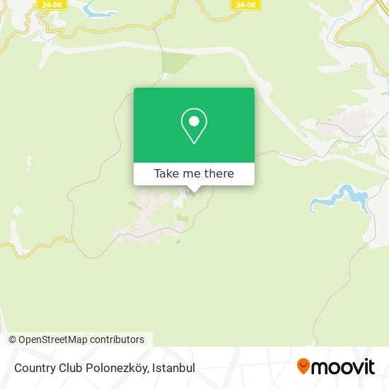 Country Club Polonezköy map