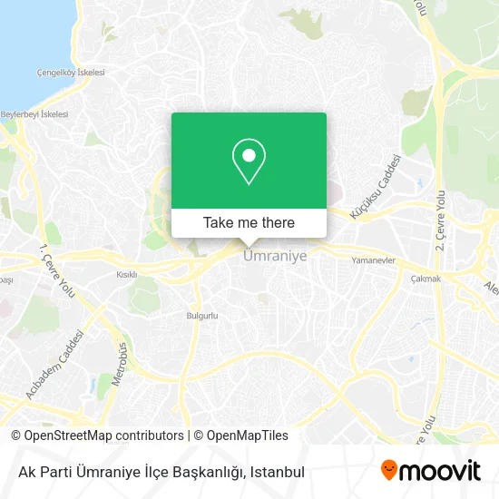 Ak Parti Ümraniye İlçe Başkanlığı map