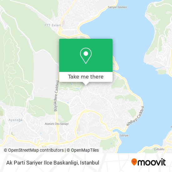 Ak Parti Sariyer Ilce Baskanligi map