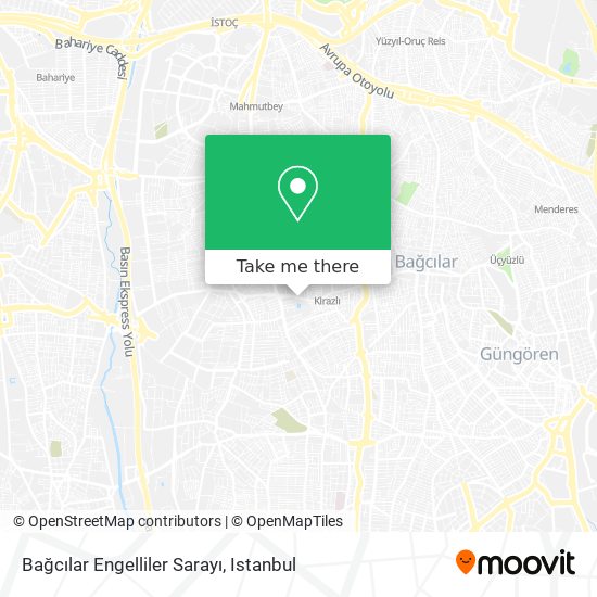 Bağcılar Engelliler Sarayı map