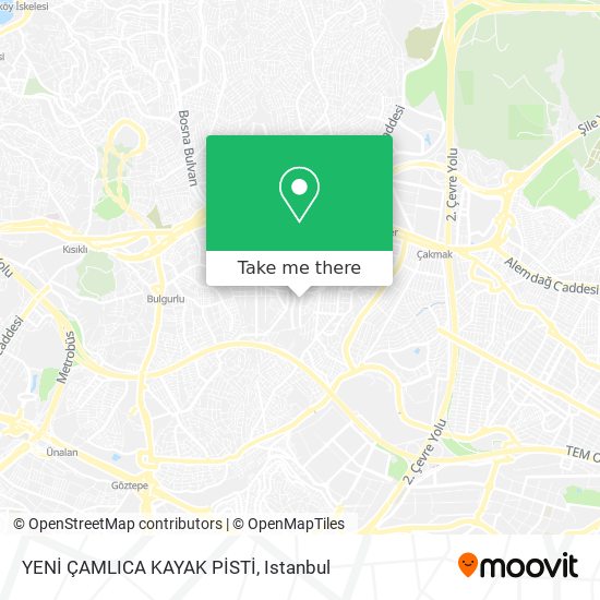 YENİ ÇAMLICA KAYAK PİSTİ map