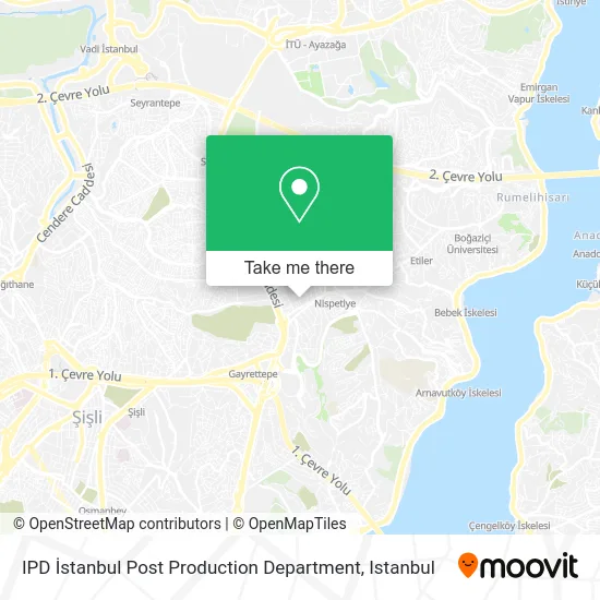 IPD İstanbul Post Production Department map