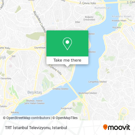 TRT İstanbul Televizyonu map