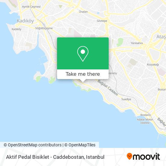 Aktif Pedal Bisiklet - Caddebostan map