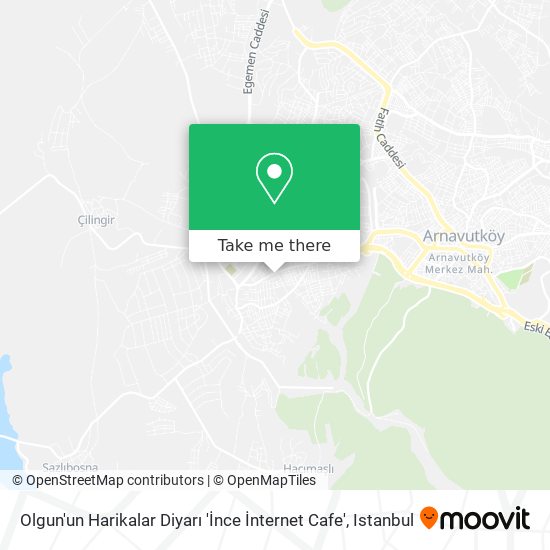 Olgun'un Harikalar Diyarı 'İnce İnternet Cafe' map