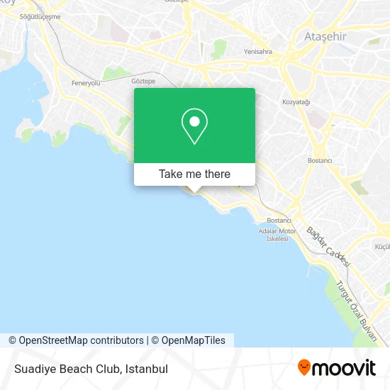 Suadiye Beach Club map