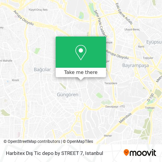 Harbitex Dış Tic depo by STREET 7 map