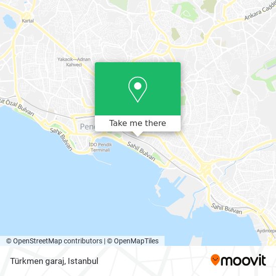 Türkmen garaj map
