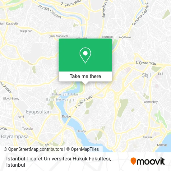 İstanbul Ticaret Üniversitesi Hukuk Fakültesi map