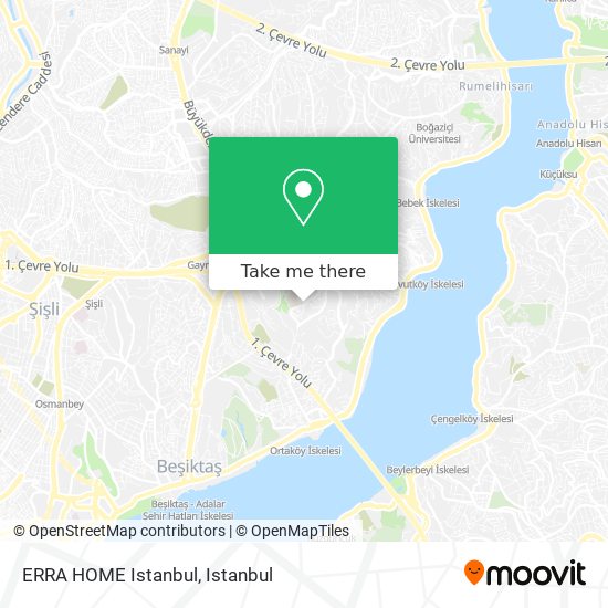 ERRA HOME Istanbul map