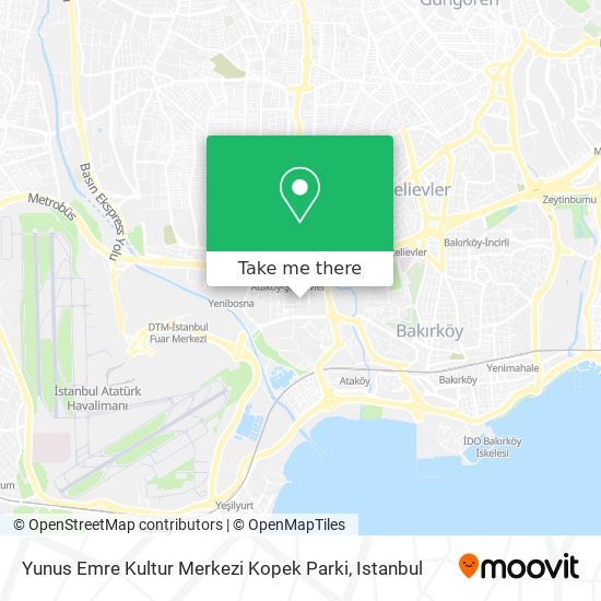 Yunus Emre Kultur Merkezi Kopek Parki map