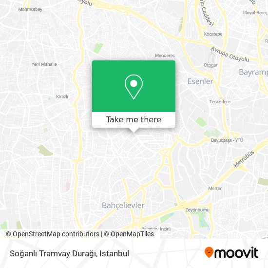 Soğanlı Tramvay Durağı map