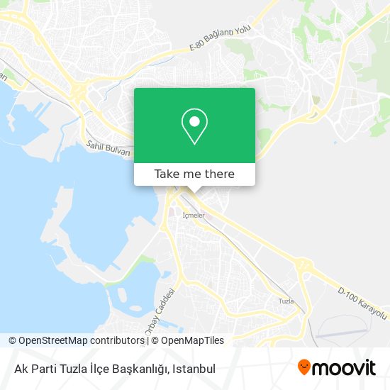 Ak Parti Tuzla İlçe Başkanlığı map