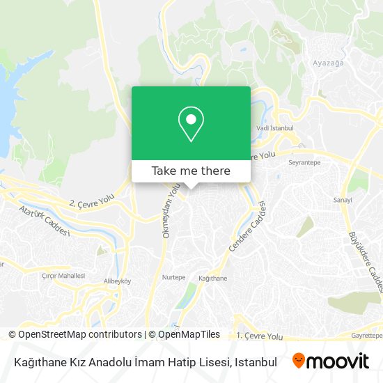 Kağıthane Kız Anadolu İmam Hatip Lisesi map